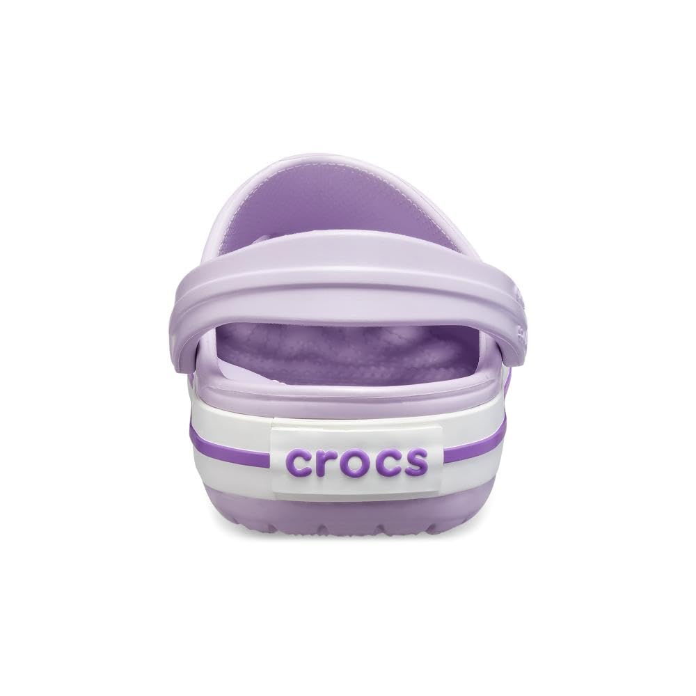 Crocs CrocBand Clog - Kids Lavender/Neon Purple Shoe Deals Outlet