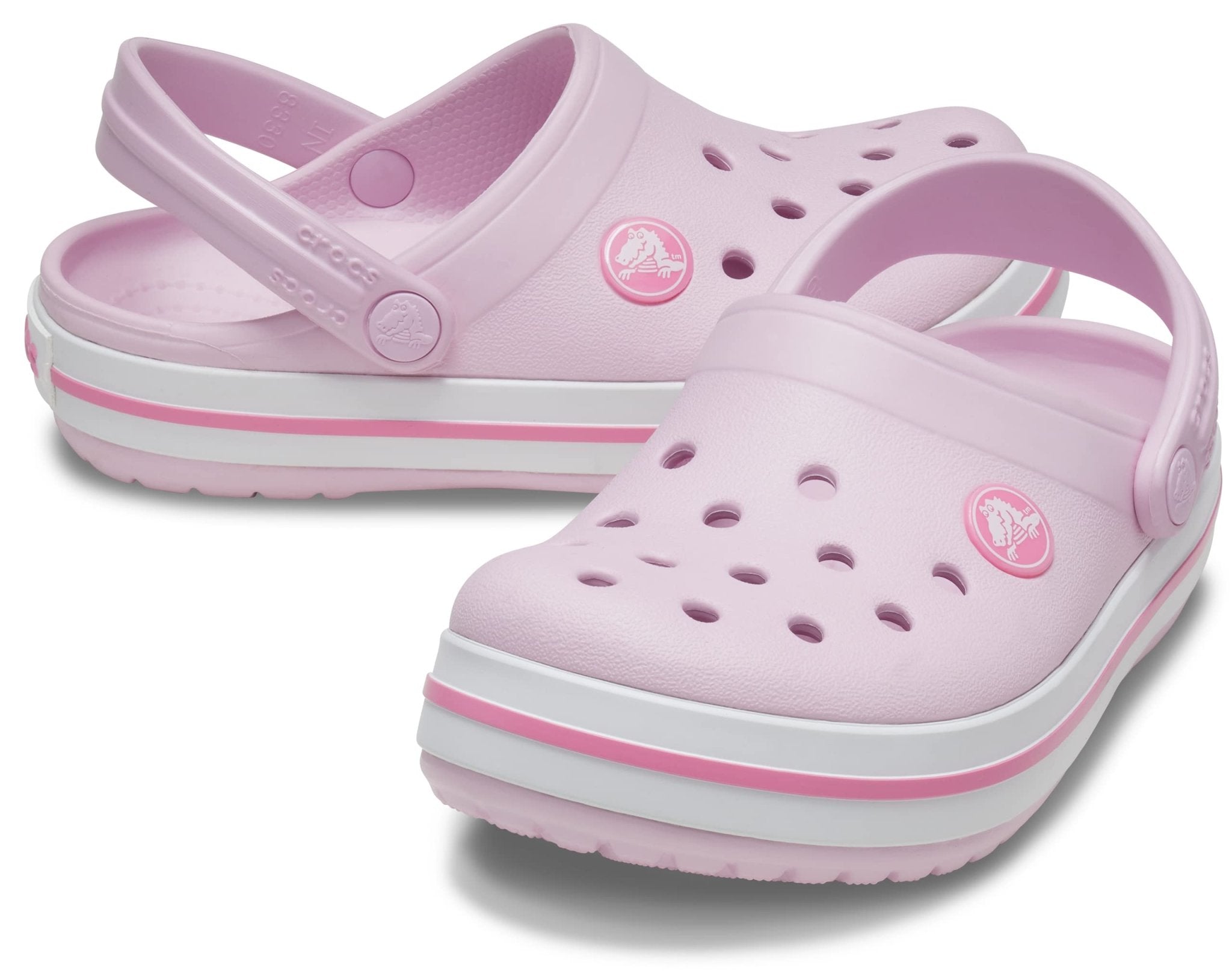 Crocs CrocBand Clog - Kids Ballerina Pink Shoe Deals Outlet
