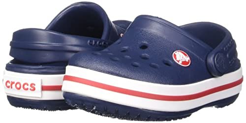 Crocs CrocBand Clog - Kids Navy/Red Shoe Deals Outlet