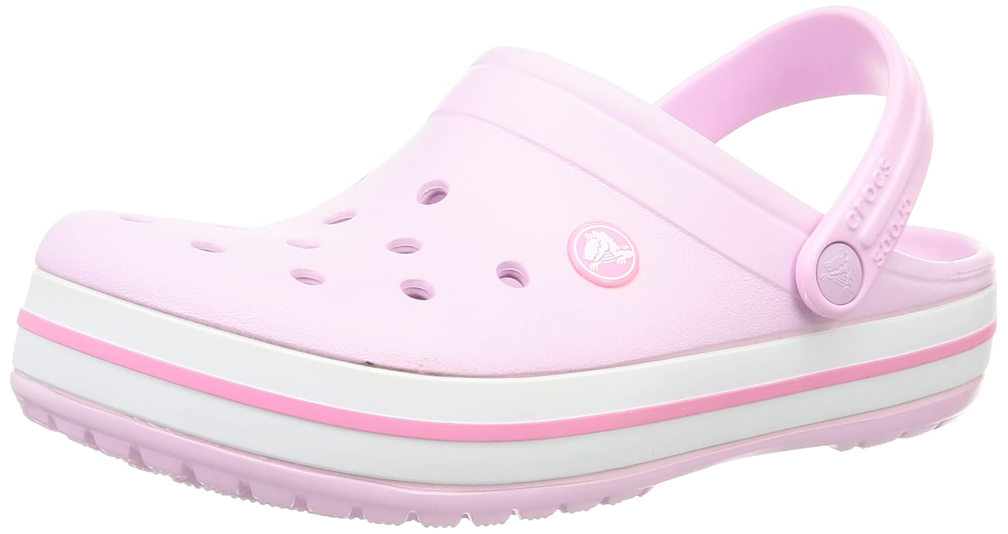 Crocs CrocBand Clog - Kids Ballerina Pink Shoe Deals Outlet
