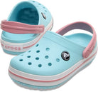 Crocs CrocBand Clog - Kids Ice Blue/White Shoe Deals Outlet