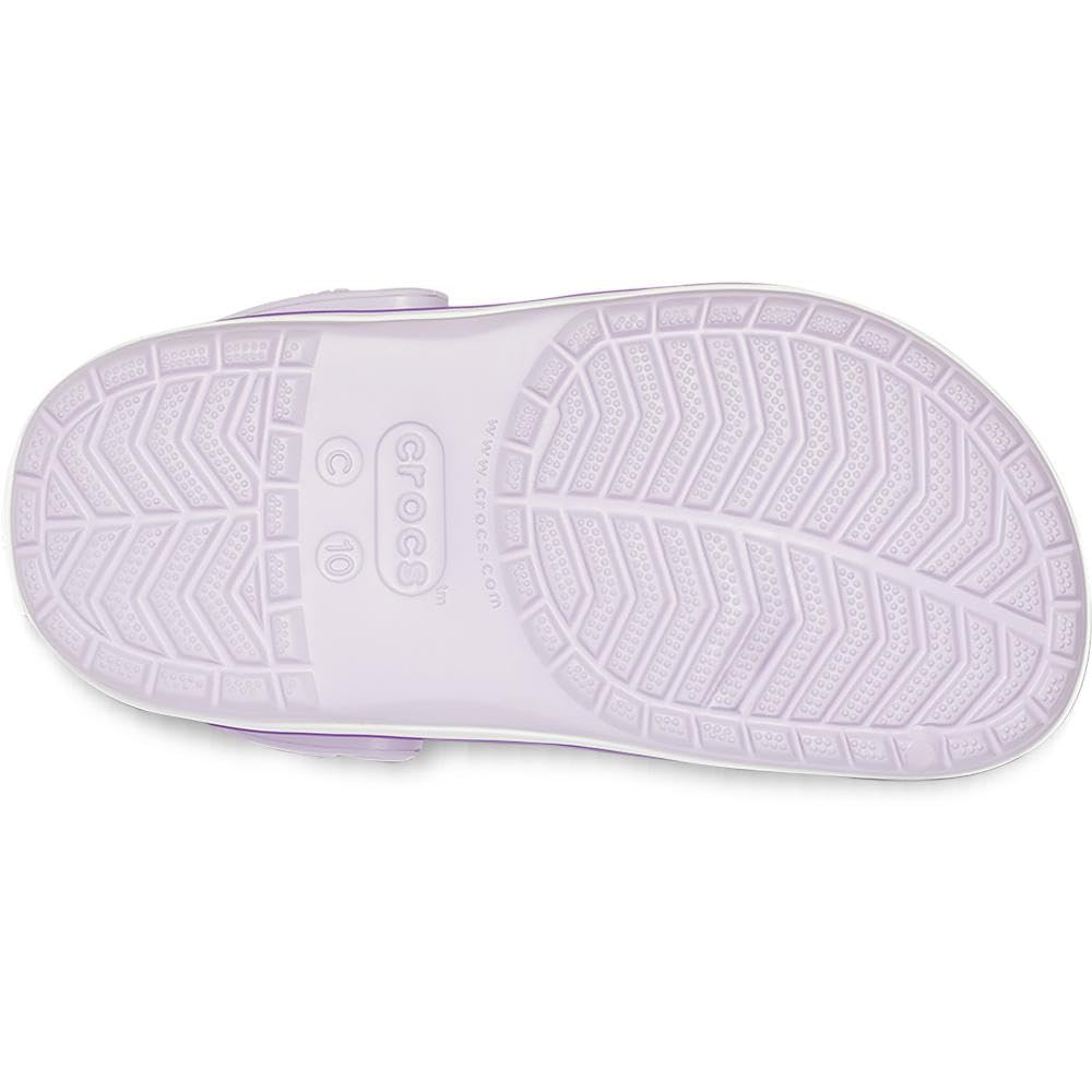 Crocs CrocBand Clog - Kids Lavender/Neon Purple Shoe Deals Outlet