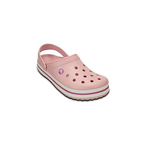 Crocs CrocBand Clog - Unisex Pearl Pink/Wild Orchid Shoe Deals Outlet