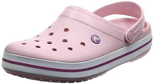 Crocs CrocBand Clog - Unisex Pearl Pink/Wild Orchid Shoe Deals Outlet
