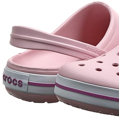 Crocs CrocBand Clog - Unisex Pearl Pink/Wild Orchid Shoe Deals Outlet