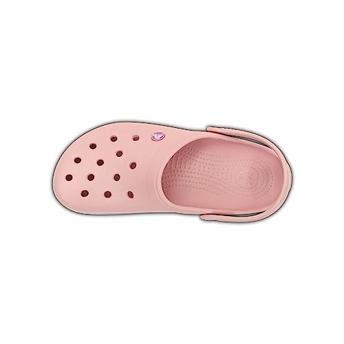 Crocs CrocBand Clog - Unisex Pearl Pink/Wild Orchid Shoe Deals Outlet