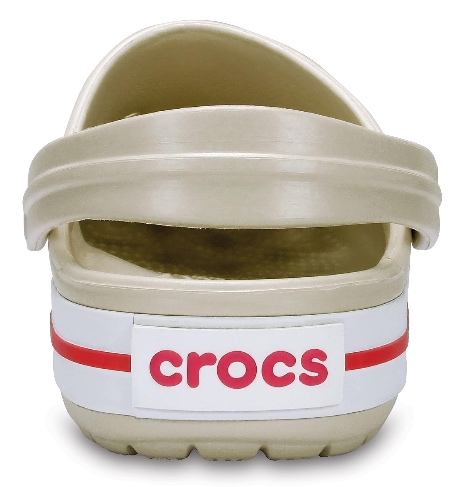 Crocs CrocBand Clog - Unisex Stucco/Melon Shoe Deals Outlet