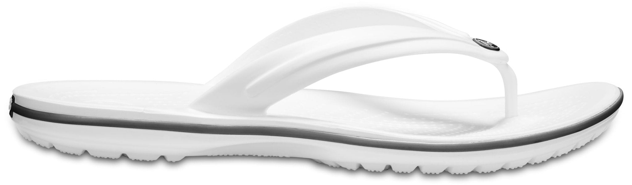 Crocs Crocband Flip - Unisex White Shoe Deals Outlet