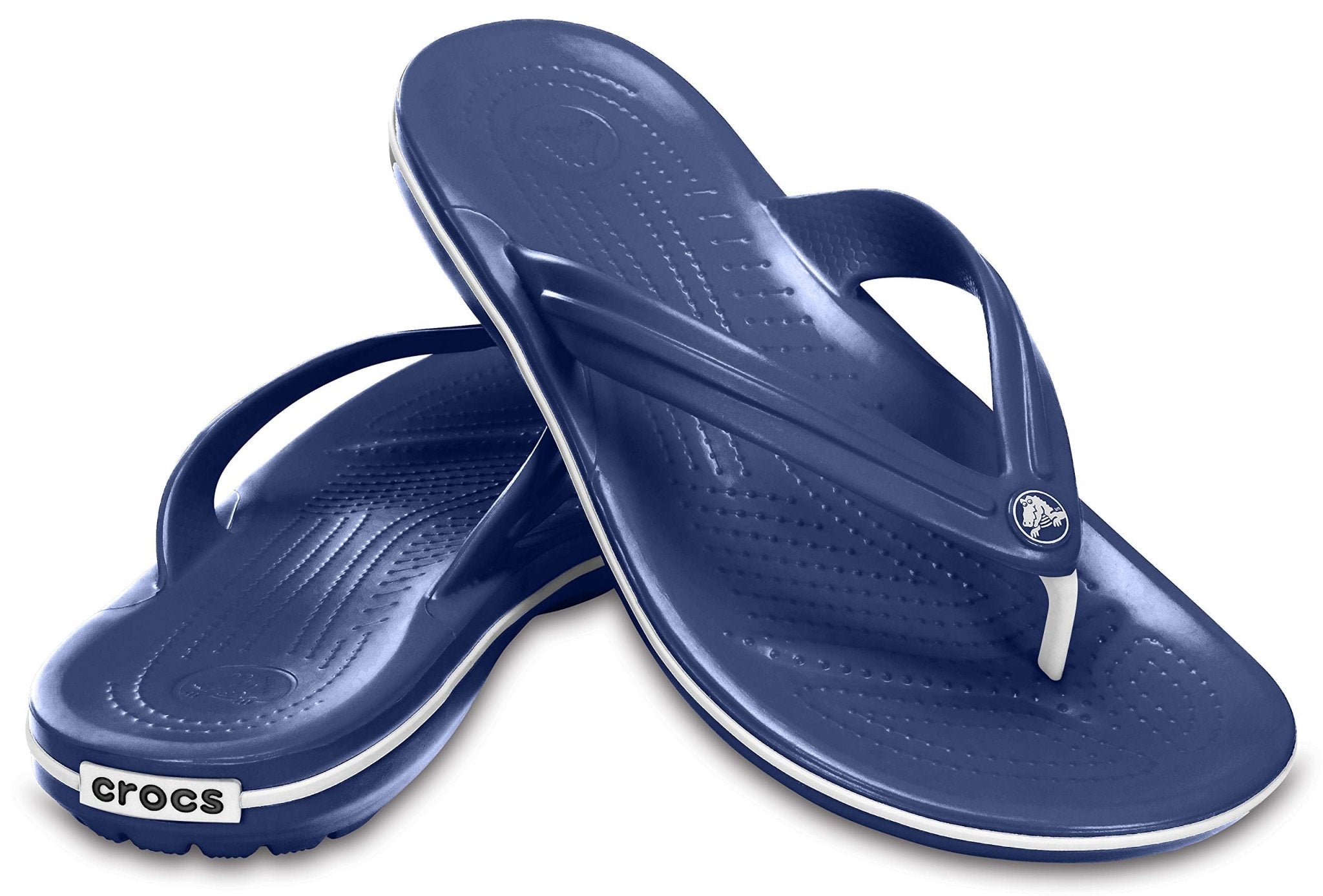 Crocs Crocband Flip - Unisex Navy Shoe Deals Outlet