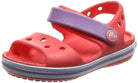 Crocs CrocBand Sandal - Kids Red Violet Shoe Deals Outlet