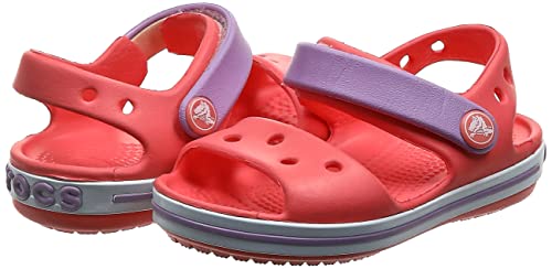 Crocs CrocBand Sandal - Kids Red Violet Shoe Deals Outlet