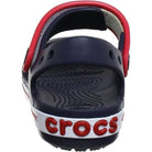 Crocs CrocBand Sandal - Kids Navy/Red Shoe Deals Outlet