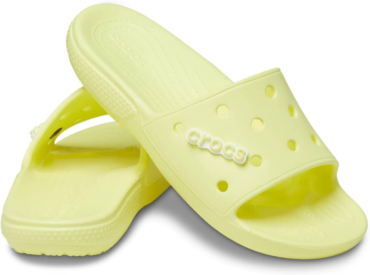 Crocs Classic Slide Yellow Men's 8 / Women's 10 M 196265144860 Shoe Deals Outlet