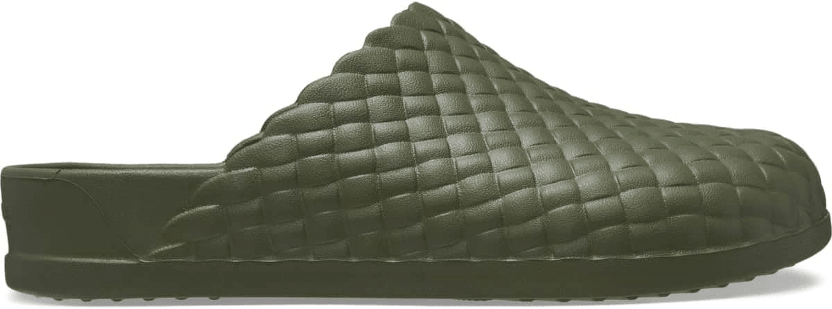 Crocs Dylan Woven Clog Army Green Men's 11 / Women's 13 M 196265674732 Shoe Deals Outlet