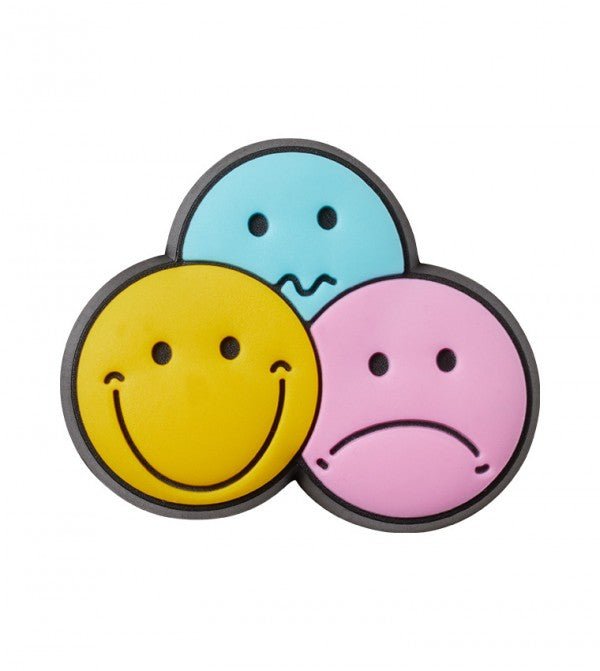 Crocs Jibbitz Charms Three Faces Shoe Deals Outlet