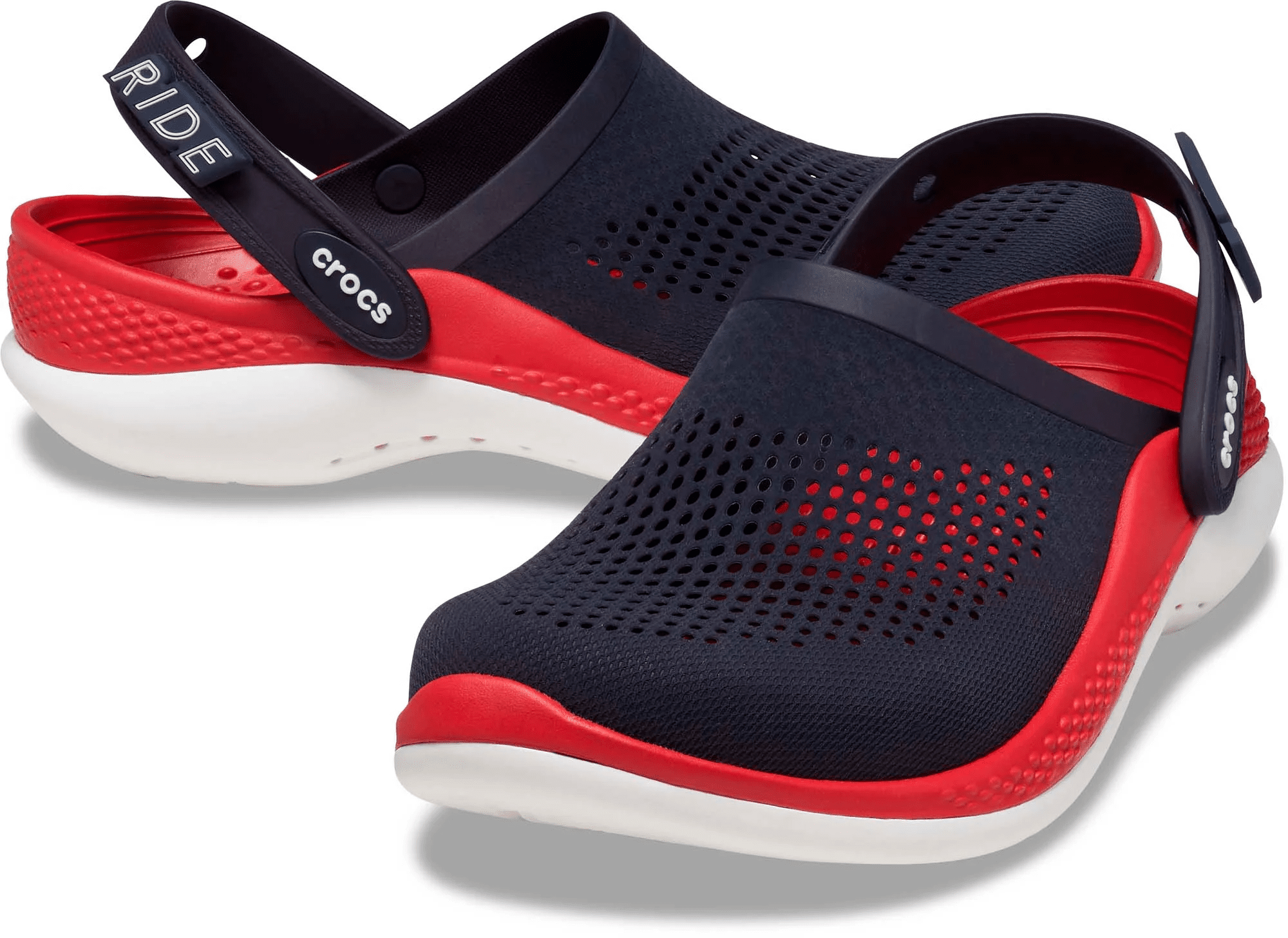 Crocs LiteRide 360 Clog Navy / Pepper Men's 9 / Women's 11 M 196265254699 Shoe Deals Outlet