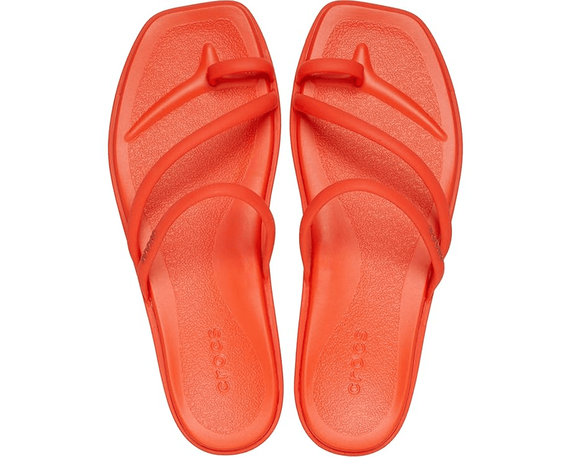 Crocs Miami Toe Loop Sandal Lava 8 M 196265669141 Shoe Deals Outlet