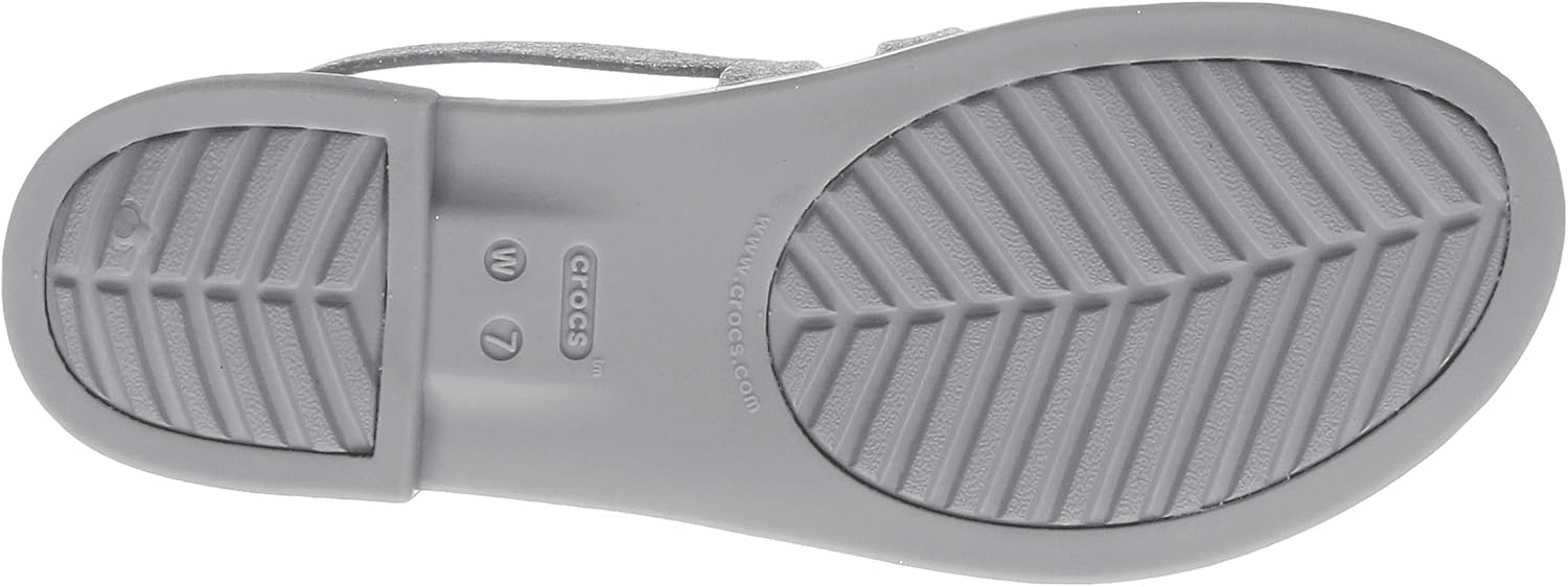 Crocs Tulum Sansal Silver Glitter 10 M 191448792555 Shoe Deals Outlet