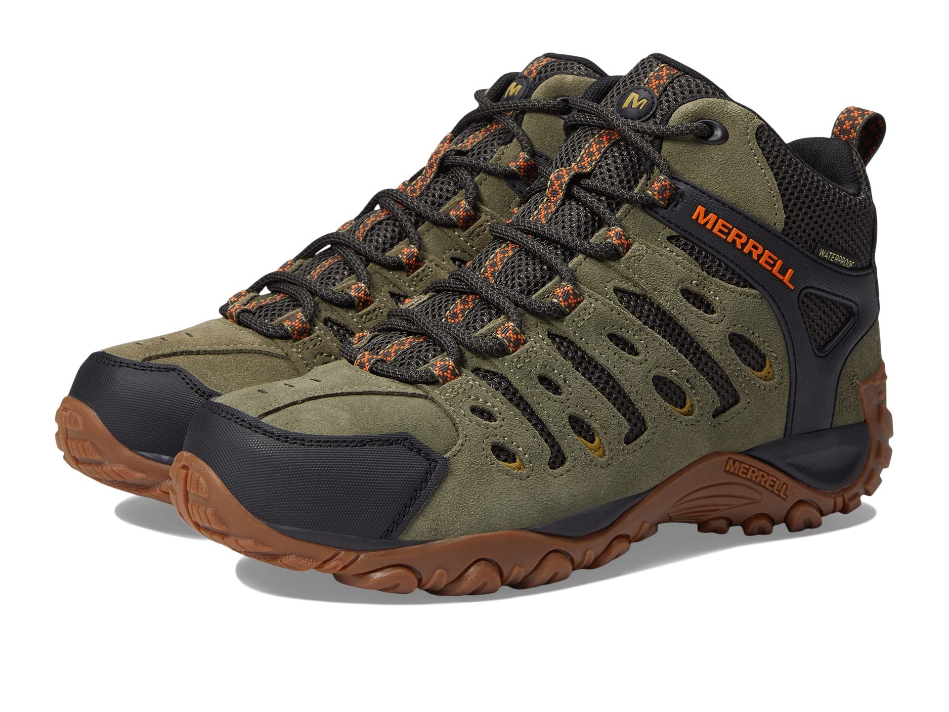 Merrell Crosslander 2 Mid WP - Men's Olive Shoe Deals Outlet
