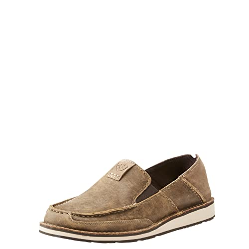 Ariat Cruiser - Men's Brown Bomber/Relaxed Bark Shoe Deals Outlet