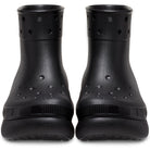 Crocs Crush Rain Boots - Unisex Black Shoe Deals Outlet