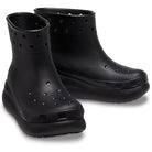 Crocs Crush Rain Boots - Unisex Black Shoe Deals Outlet