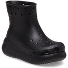 Crocs Crush Rain Boots - Unisex Black Shoe Deals Outlet