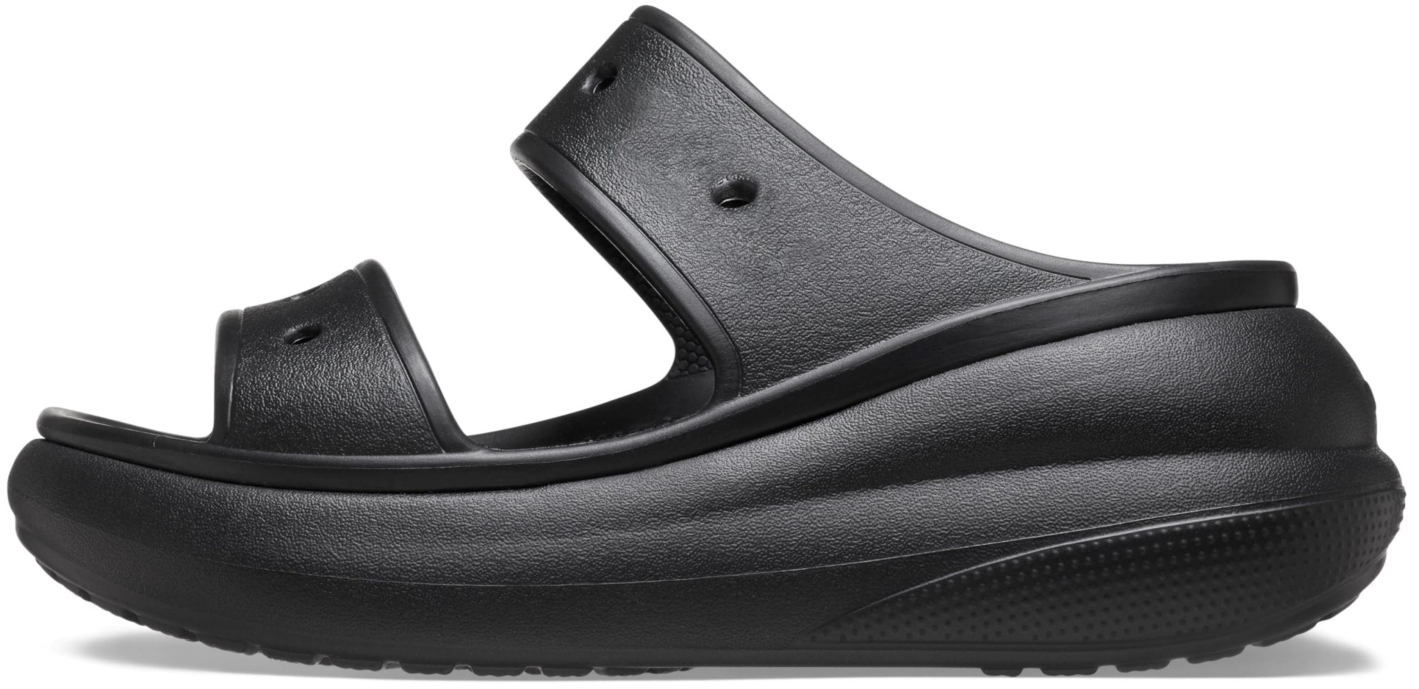 Crocs Crush Sandal - Unisex Black Shoe Deals Outlet
