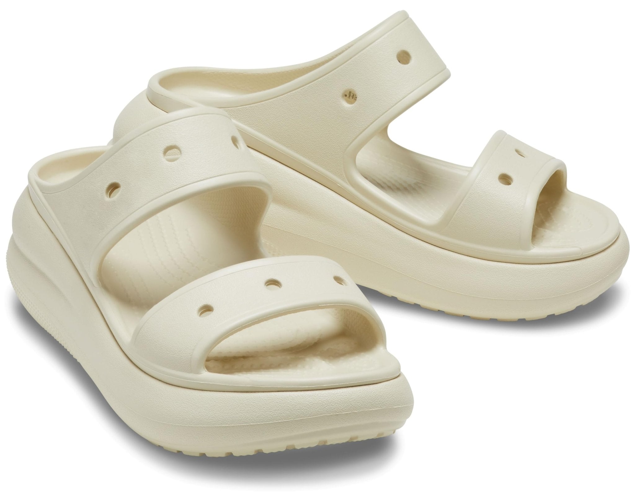 Crocs Crush Sandal - Unisex Bone Shoe Deals Outlet