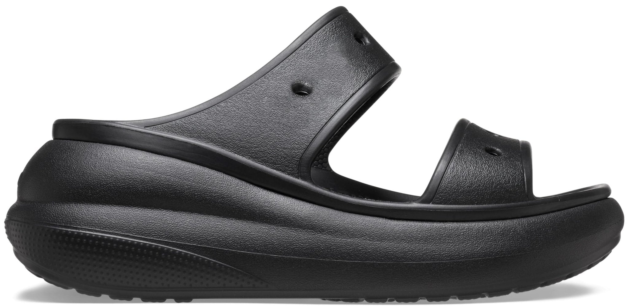 Crocs Crush Sandal - Unisex Black Shoe Deals Outlet