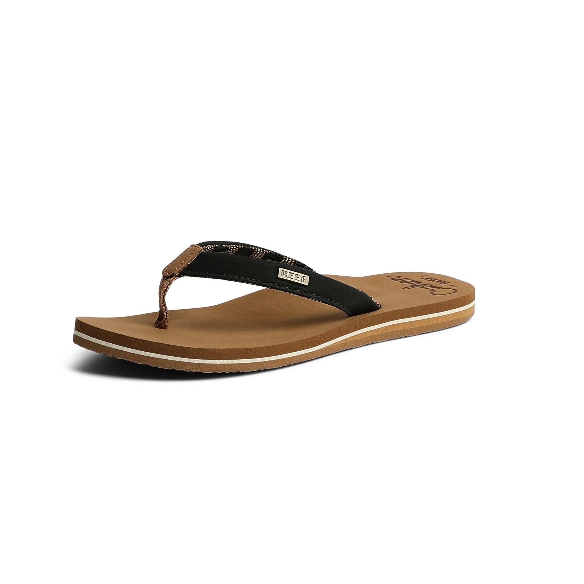 Reef Cushion Sands - Women's Black/Tan Shoe Deals Outlet