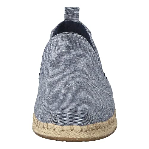 TOMS Deconstructed Alpargata - Women's Navy Blue (Navy Chambray) Shoe Deals Outlet