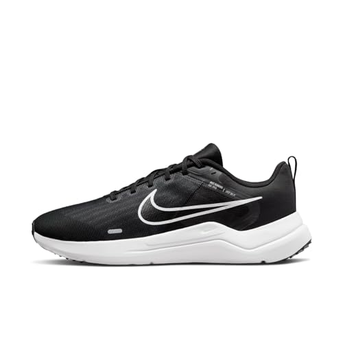 Nike Downshifter 12 - Men's Black/White - Dk Smoke Grey Shoe Deals Outlet