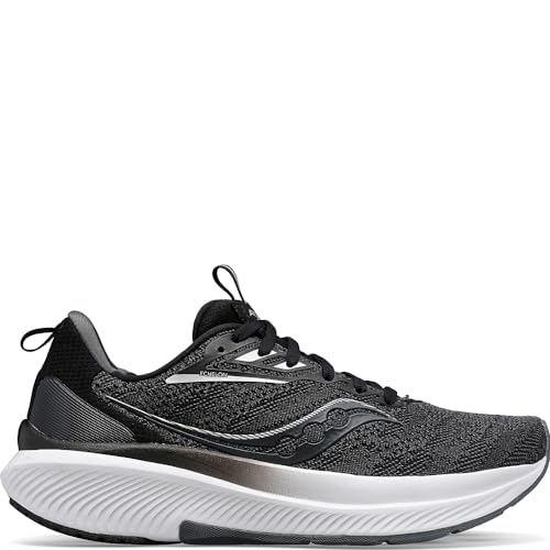 Saucony Echelon 9 Running Shoe - Men's Black/White Shoe Deals Outlet