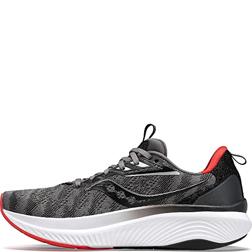 Saucony Echelon 9 Running Shoe - Men's Charcoal/Red Shoe Deals Outlet