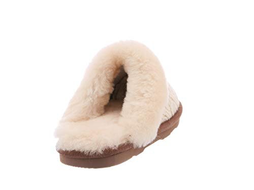 BEARPAW Effie Slippers - Women's Linen Shoe Deals Outlet