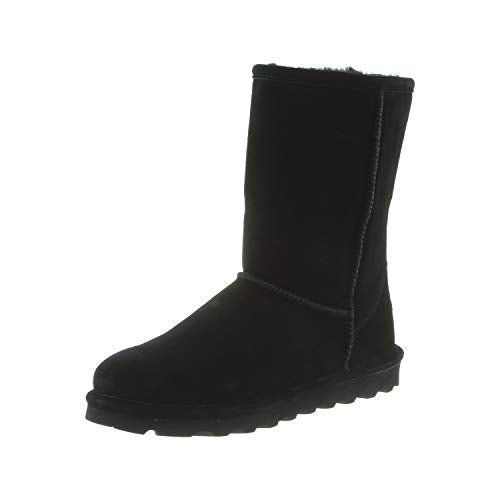 BEARPAW Elle Short Boots - Women's Black Shoe Deals Outlet