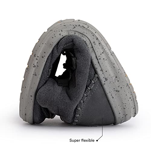 Hey Dude Eloise Boots - Women's Suede Dark Grey Shoe Deals Outlet