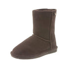BEARPAW Emma Short Kids Boots - Kids Chocolate Shoe Deals Outlet
