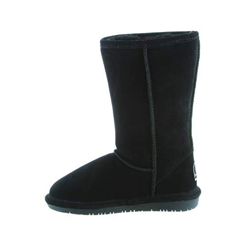 BEARPAW Emma Tall Kids Boots - Kids Black Shoe Deals Outlet
