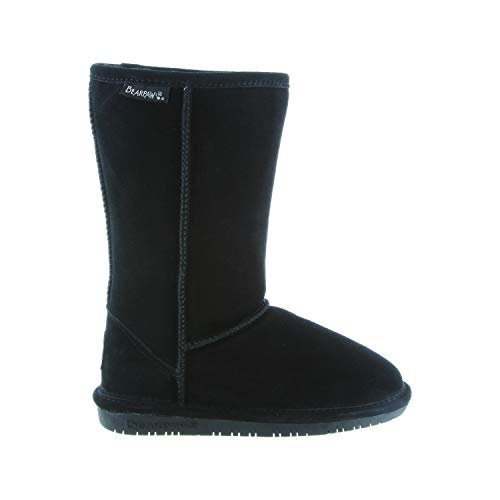 BEARPAW Emma Tall Kids Boots - Kids Black Shoe Deals Outlet