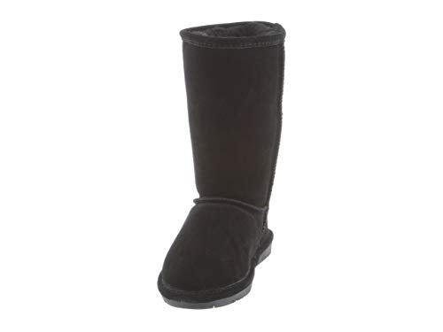 BEARPAW Emma Tall Kids Boots - Kids Black Shoe Deals Outlet