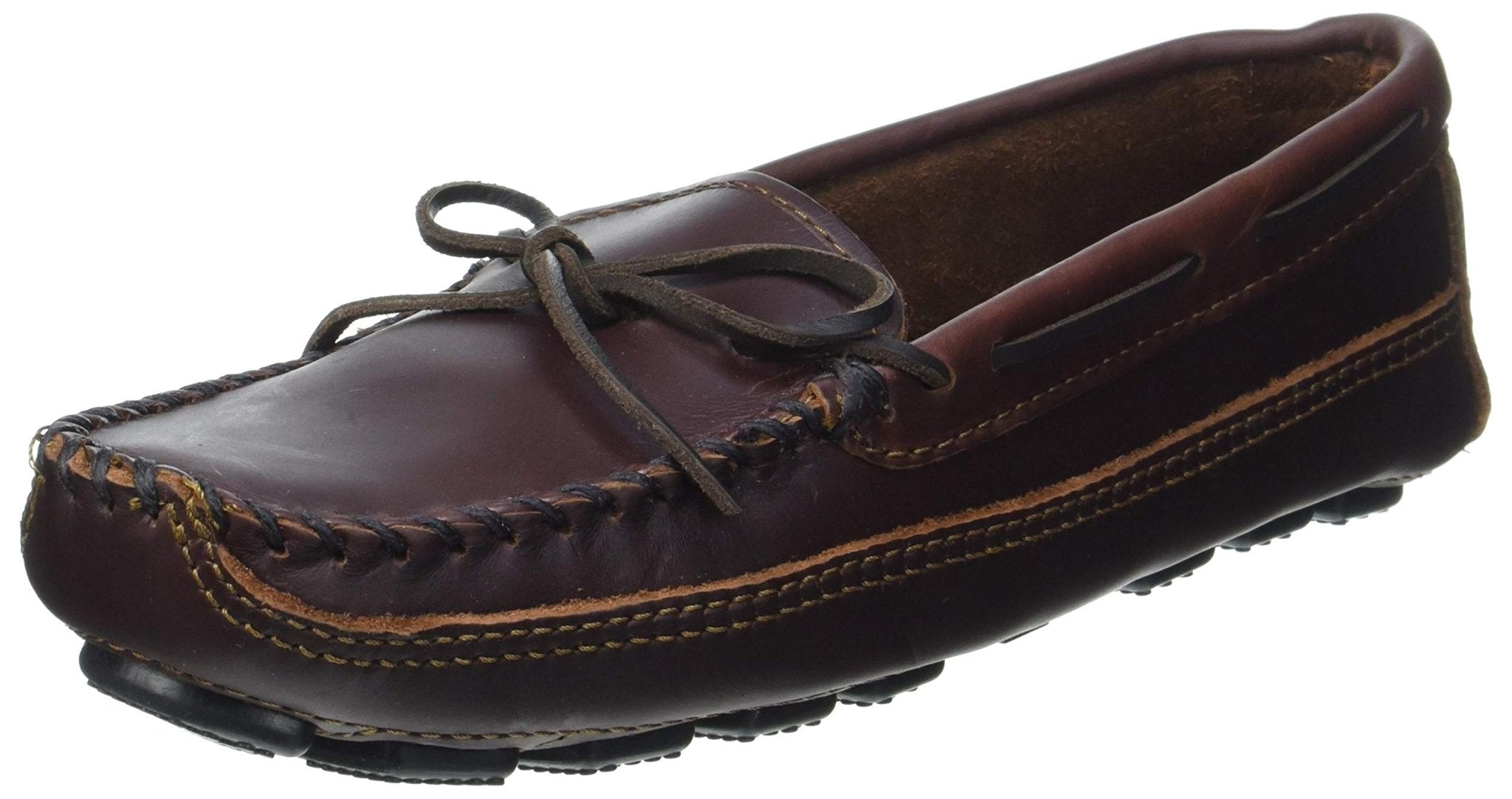Minnetonka Essential Driver - Men's Dark Brown Lariat Shoe Deals Outlet