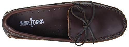 Minnetonka Essential Driver - Men's Dark Brown Lariat Shoe Deals Outlet