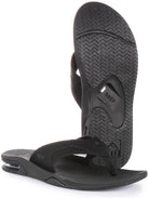 Reef Fanning - Men's All Black Shoe Deals Outlet