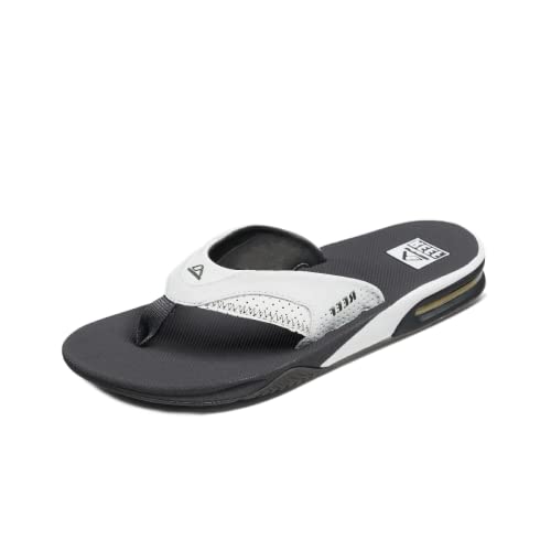 Reef Fanning - Men's Grey/White Shoe Deals Outlet