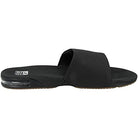Reef Fanning Slide - Men's Black/Silver Shoe Deals Outlet