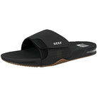 Reef Fanning Slide - Men's Black/Silver Shoe Deals Outlet