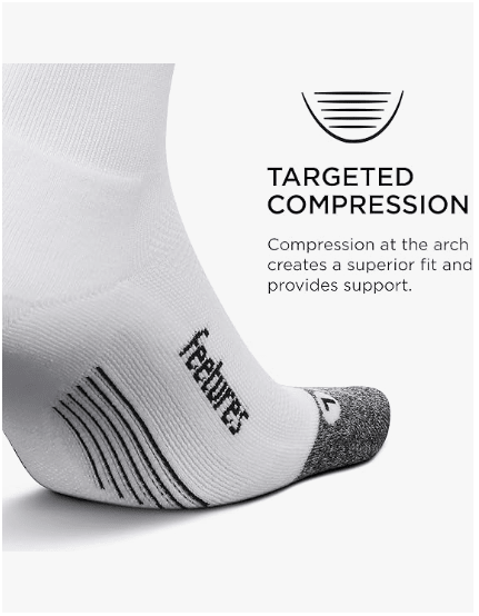 Feetures Elite Light Cushion Mini Crew Striped Medium 840557147953 Shoe Deals Outlet