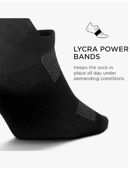 Feetures High Performance Ultra Light No Show Tab Black XL 840557112647 Shoe Deals Outlet